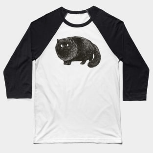 Black Cat Cat Baseball T-Shirt